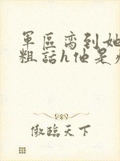 军区脔到她哭h粗话h他是疯批