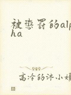 被惩罚的alpha
