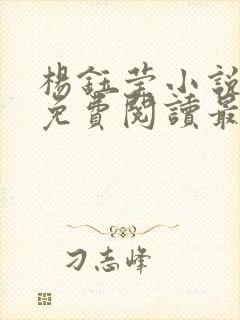 杨钰莹小说全文免费阅读最新章节