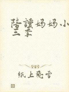 陪读妈妈小说第三季