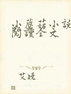 小蘑菇小说免费阅读全文