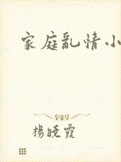 家庭乱情小说