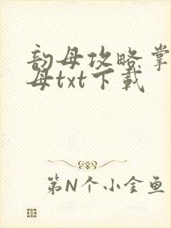 韵母攻略掌中美母txt下载