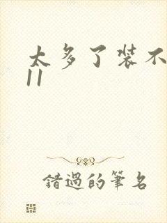 太多了装不下H11