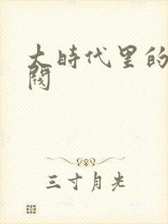 大时代里的小军阀