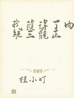 我获得了肉禽系统三观正