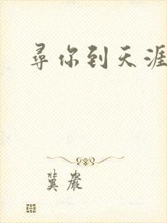 寻你到天涯