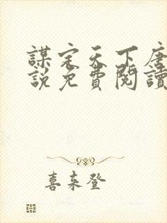 谋定天下唐诚小说免费阅读