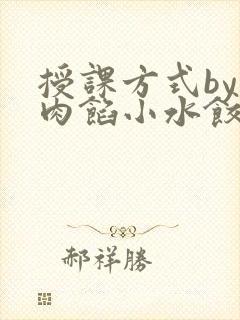 授课方式by 肉馅小水饺