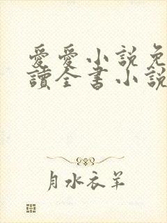 爱爱小说免费阅读全书小说乡村