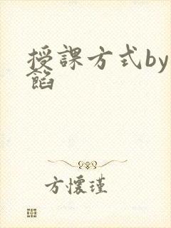 授课方式by肉馅