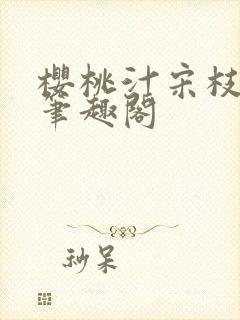 樱桃汁宋枝江野笔趣阁