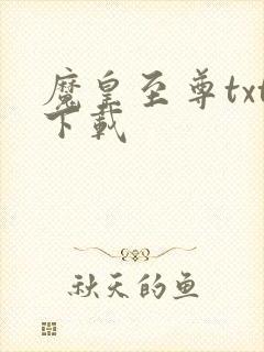 魔皇至尊txt下载