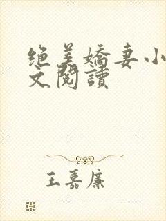 绝美娇妻小说全文阅读
