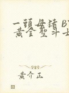 一头母猪 BY 黄金圣斗士