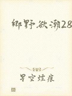 乡野欲潮28章