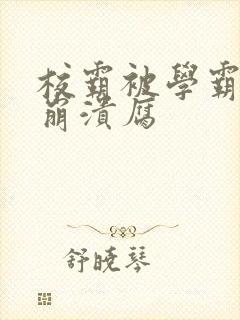 校霸被学霸玩到崩溃腐