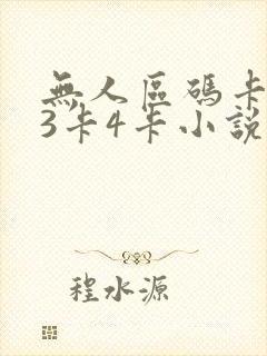 无人区码卡二卡3卡4卡小说