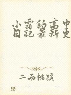 小霜的高中成长日记最新更新