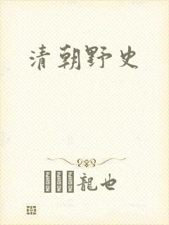清朝野史