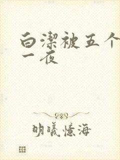 白洁被五个人玩一夜