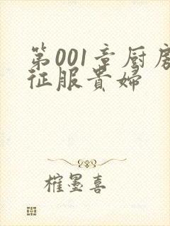 第001章厨房征服贵妇