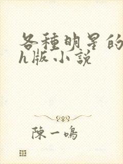 各种明星的综艺h版小说