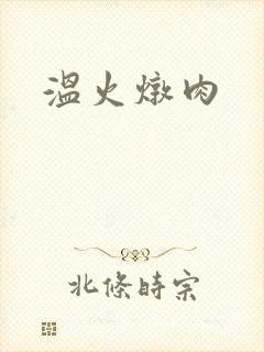 温火炖肉