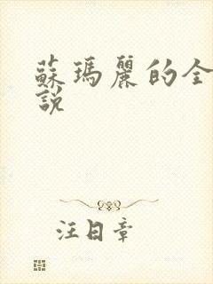 苏玛丽的全部小说