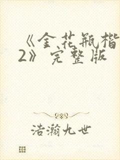 《金花瓶楷梅花2》完整版