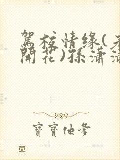 驾校情缘(老树开花)孙潇潇笔趣阁