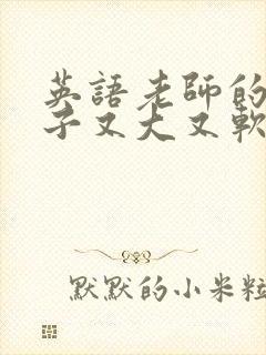 英语老师的小兔子又大又软