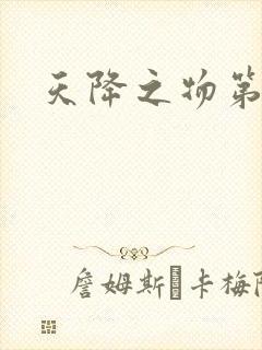 天降之物第一季