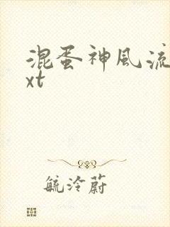 混蛋神风流史txt