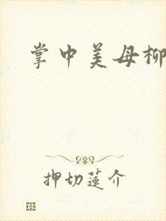 掌中美母柳玉茹