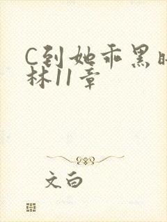 C到她乖黑暗森林11章