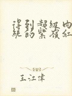 得到超级肉禽系统的紫岭红山