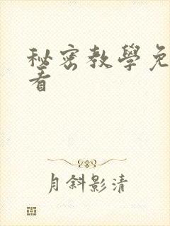 秘密教学免费观看