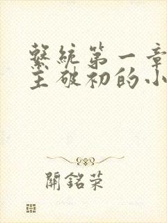 系统第一章给宿主破初的小说