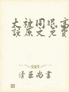 大被同眠高粱小说原文免费阅读