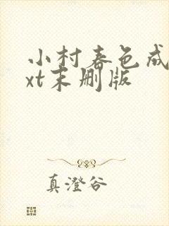 小村春色成刚txt末删版