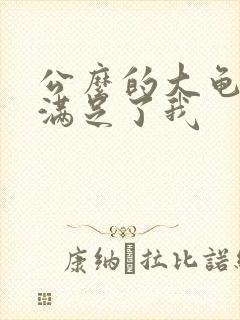 公么的大龟强大满足了我