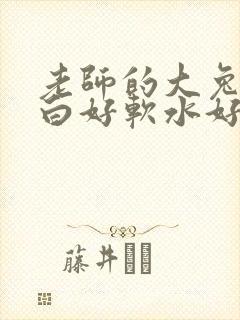 老师的大兔子好白好软水好多