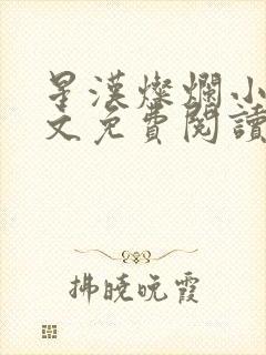 星汉灿烂小说全文免费阅读