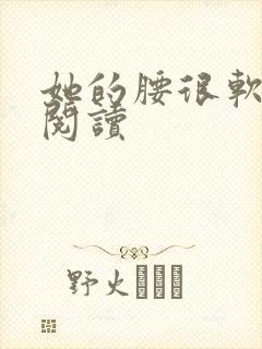 她的腰很软全文阅读