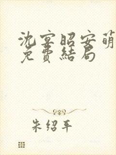 沈宴昭安萌全文免费结局