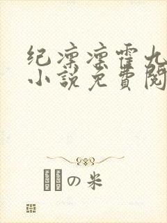 纪凛凛霍九霖的小说免费阅读在线