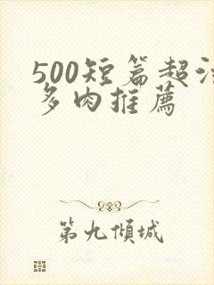 500短篇超污多肉推荐