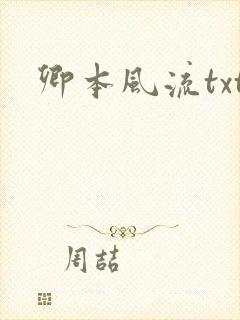 卿本风流txt