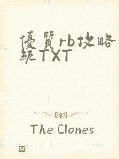 优质rb攻略系统TXT